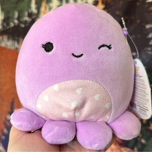 5" Violet the octopus Squishmallow BNWT